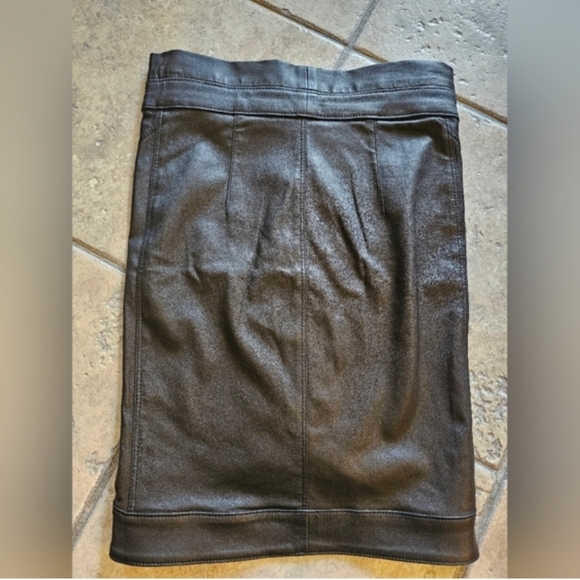 Revolve Black Leather Mini Skirt - Picture 7 of 9